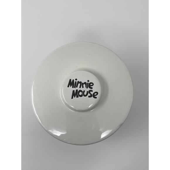 New Disney Minnie Mouse Ceramic Canister Jar With Minnie Mouse On Lid - Picture 4 of 8